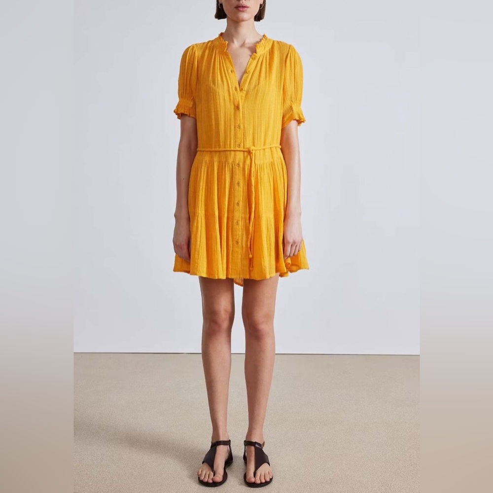 Apiece Apart Las Alturas Dress - Tangelo - Picture 2 of 4